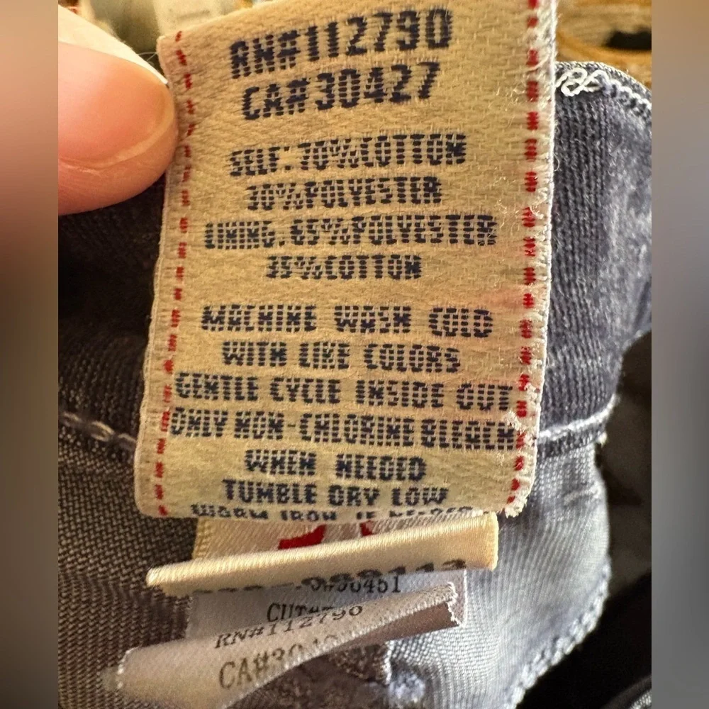 True Religion Pants Mens 28 Gray Cotton Bobby Pockets Straight Leg Y2K
